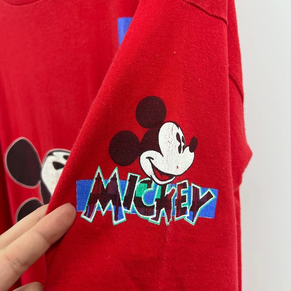 Vintage Disney Mickey Mouse CO 90's Y2K Extra Long Sleep Tee One Size S-XL - Picture 10 of 11